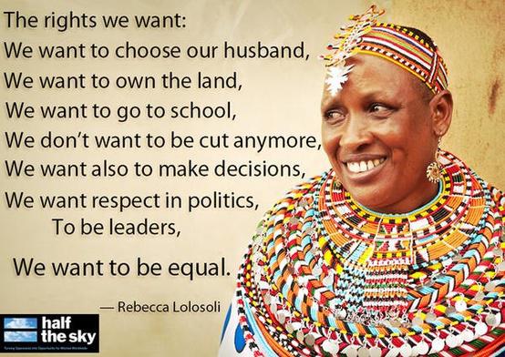 Half the Sky - Womens are the solution