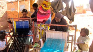 Women weaving