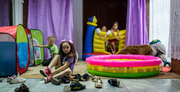 Ukrainian Refugee children