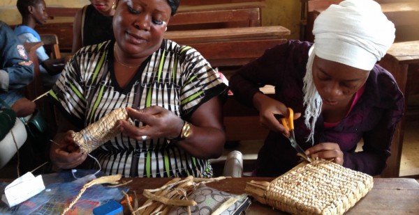 MitiMeth Artisans Weaving Baskets