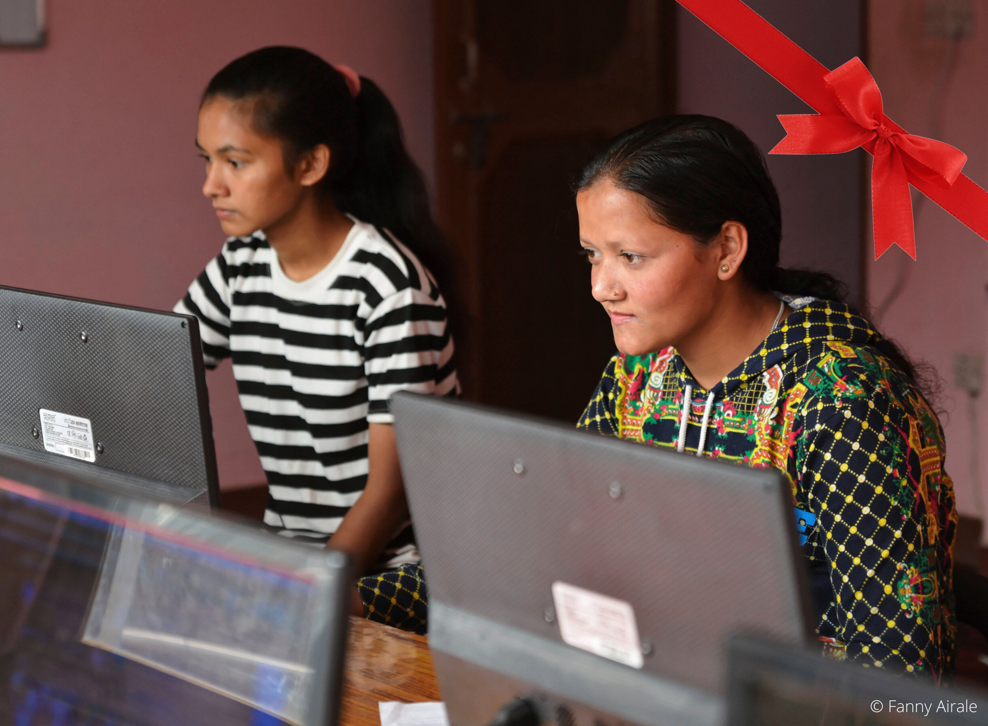 Christmas Gift 
IT training for girls in Nepal