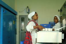 Grameen Danone yogurt manufacturing