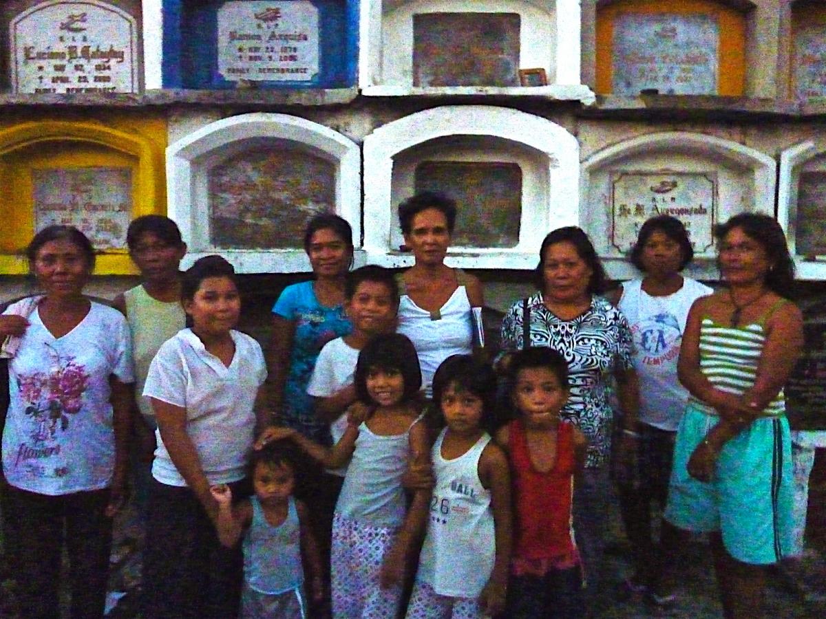 mothers from Cebu's cemetary slums