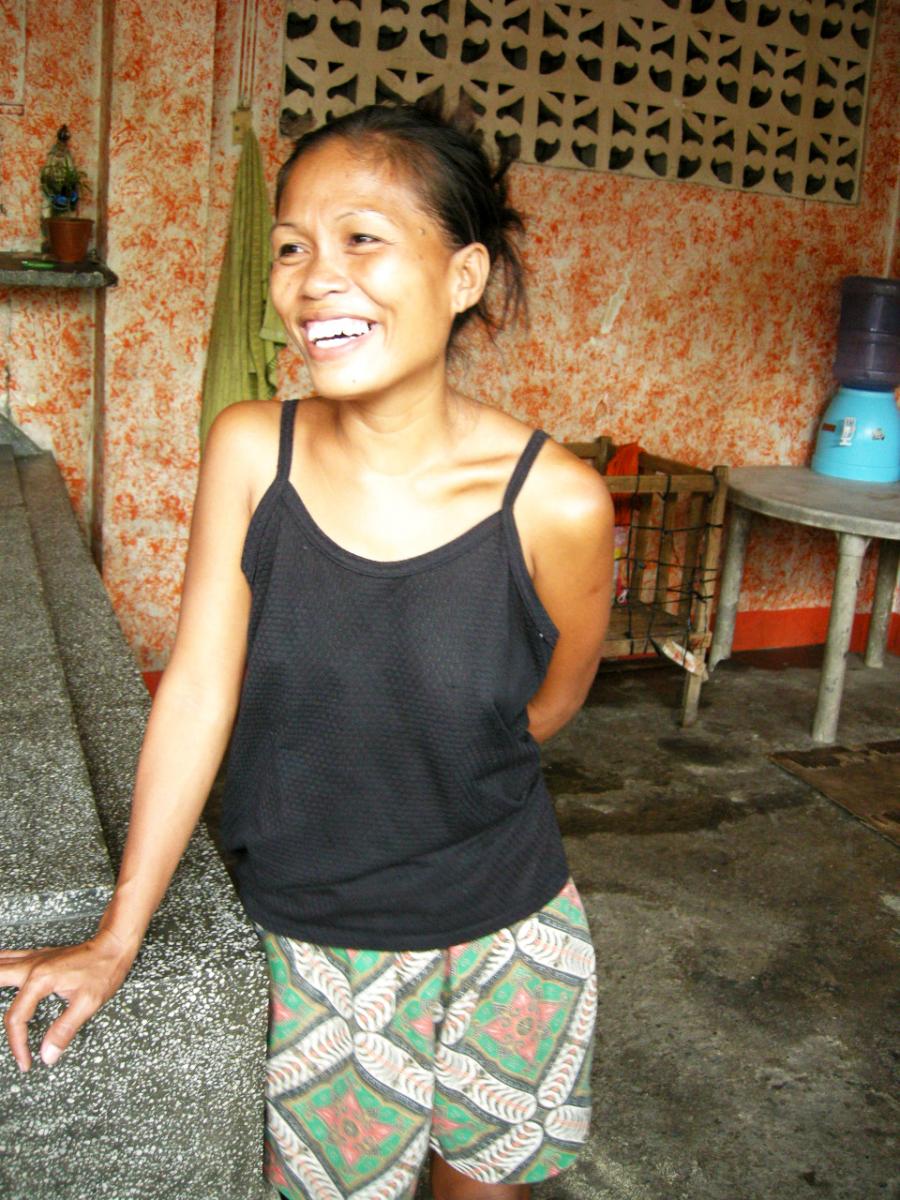 Woman from Carreta slum