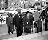 Rosa Parks at courthouse