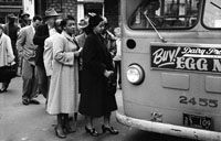 Rosa Parks refuses to give up seat on bus