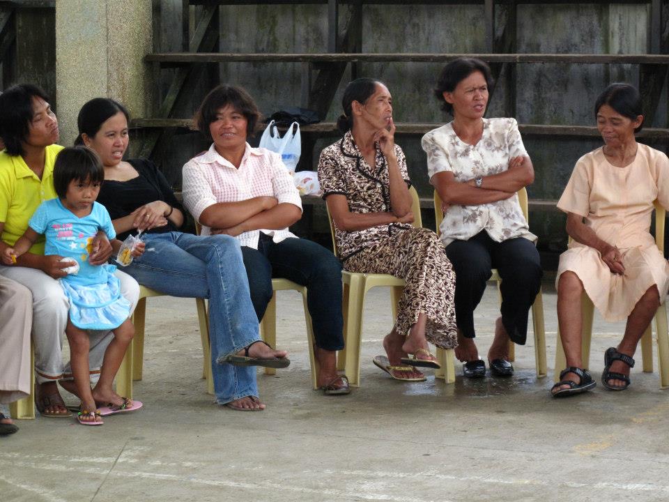 A Family Watch Group meeting to combat violence against children in the Philippines