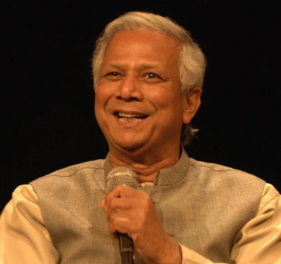 Professor Yunus speaking at Social Business Day 2013